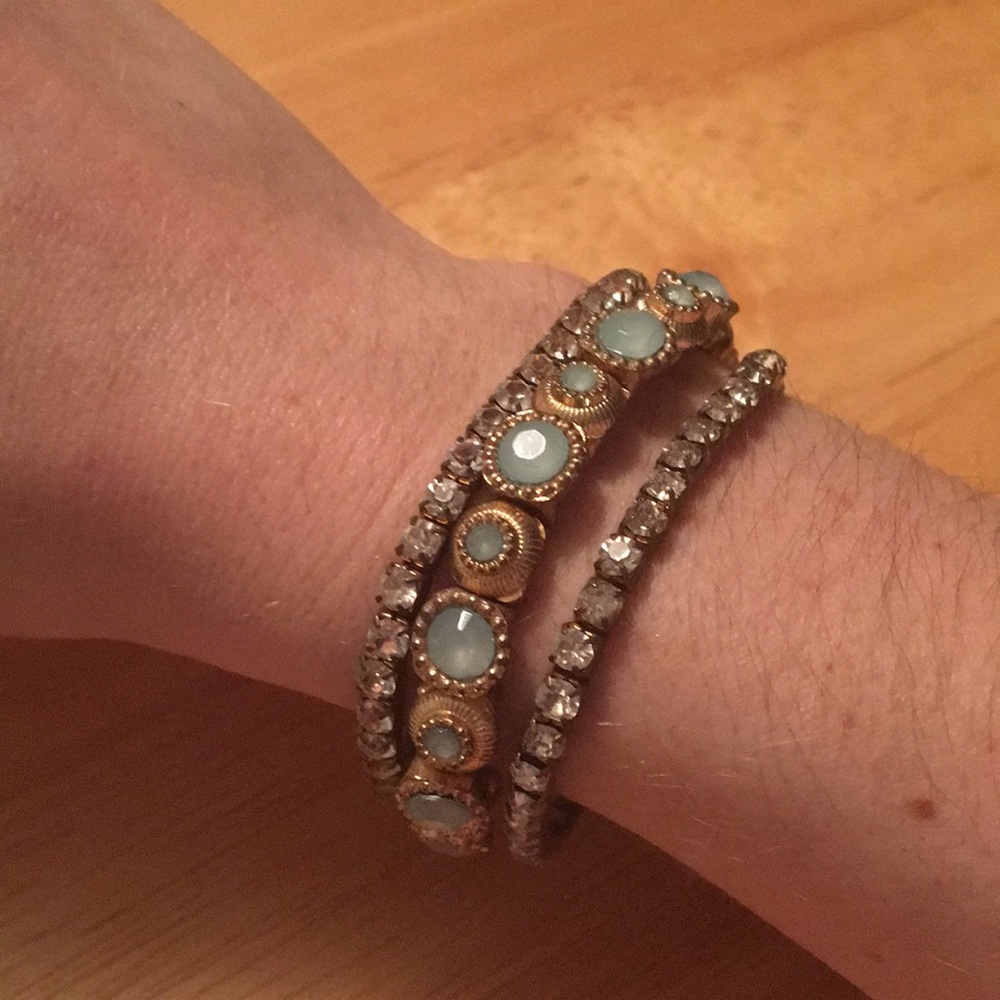 Set of three bracelets